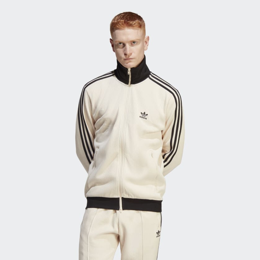 adidas Adicolor Classics Waffle Beckenbauer Track Jacket - Beige | Men's  Lifestyle | adidas US