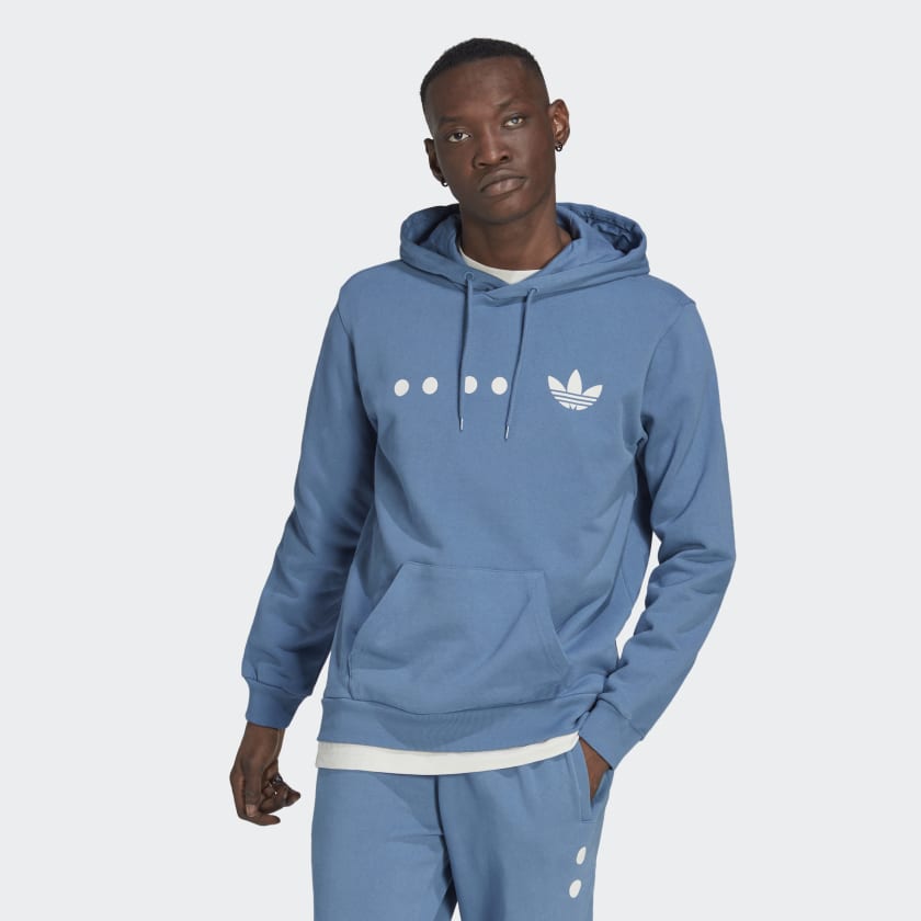 Adidas moletom azul deals