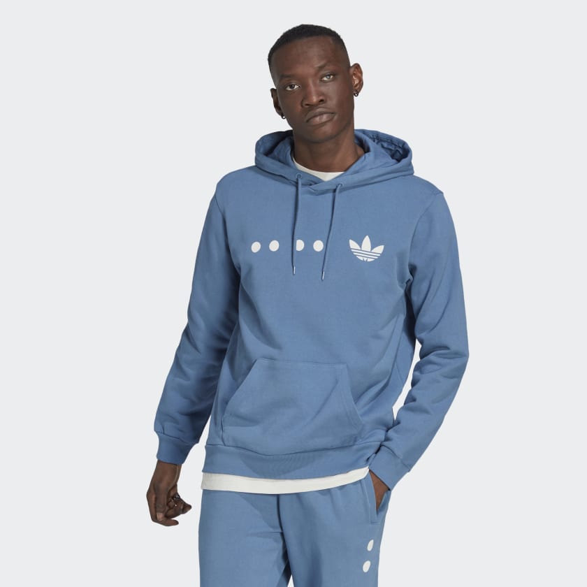 adidas Reclaim Logo Hoodie - Blue | adidas UK