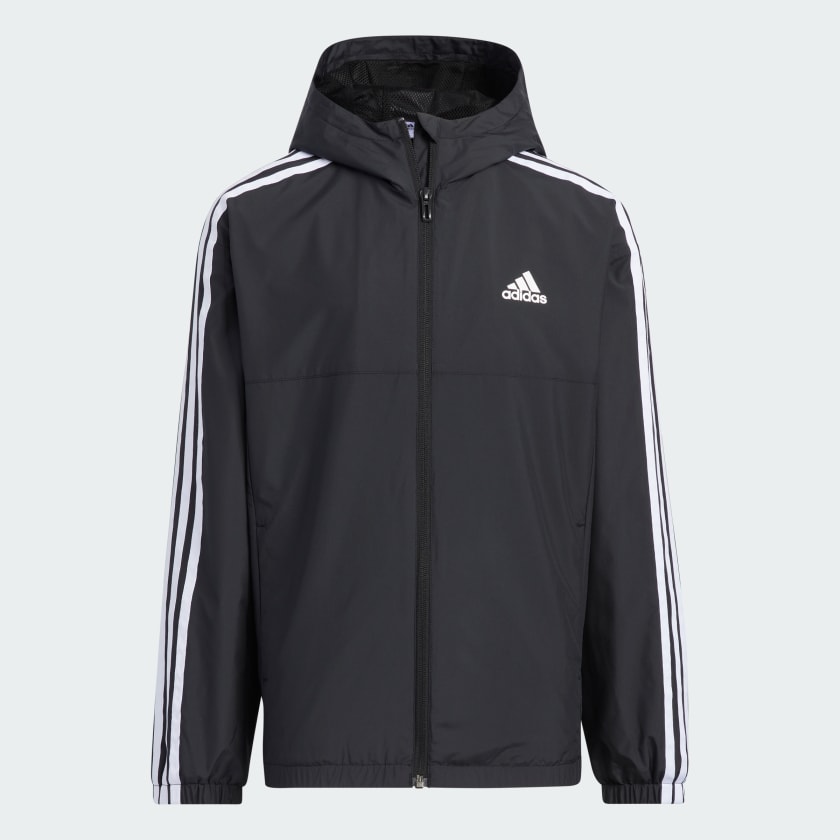 adidas Woven Jacket Kids - Black | Free Delivery | adidas UK