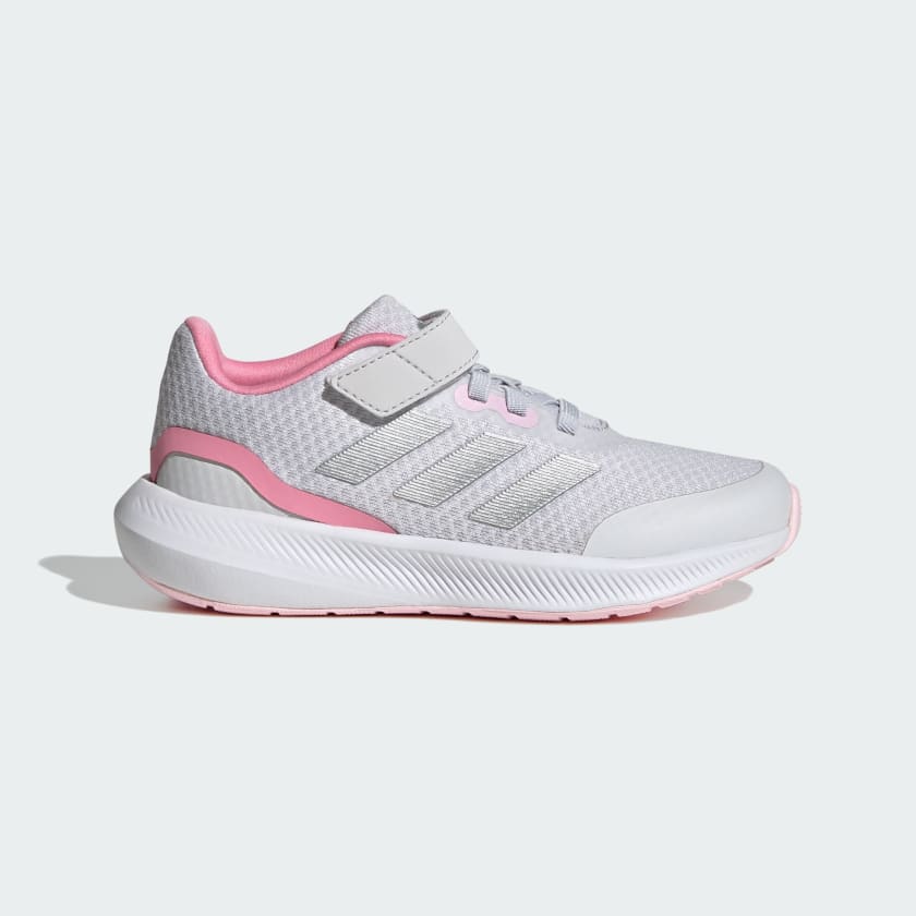 Running Kids\' Strap | - Shoes US adidas Lace adidas Elastic 3.0 Grey Running | RunFalcon Top