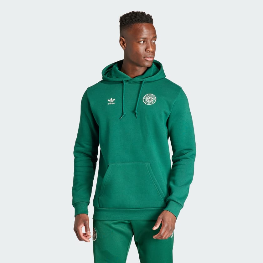 adidas Celtic FC Essentials Trefoil Hoodie Gr n adidas Switzerland