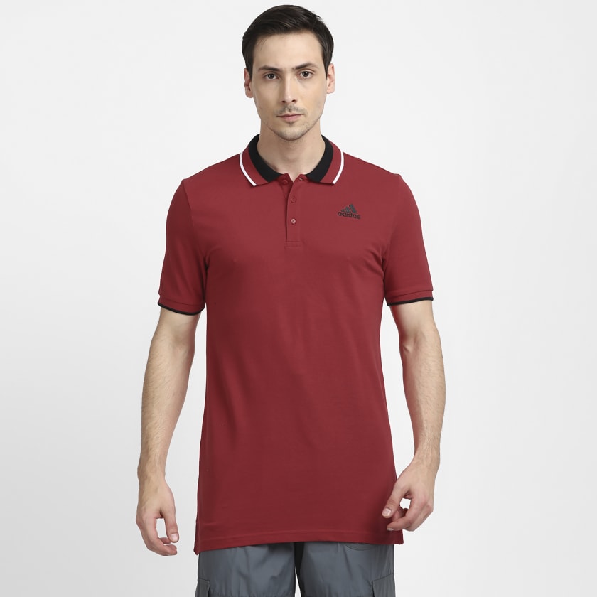adidas ESSENTIALS CORE POLO TEE - Red | adidas India