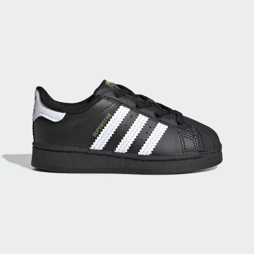 Toddler Superstar Core Black and Cloud White Shoes | adidas US