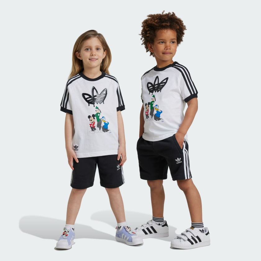 Conjunto de Polera y Shorts adidas x Disney Mickey Mouse Kids Blanco adidas adidas Chile