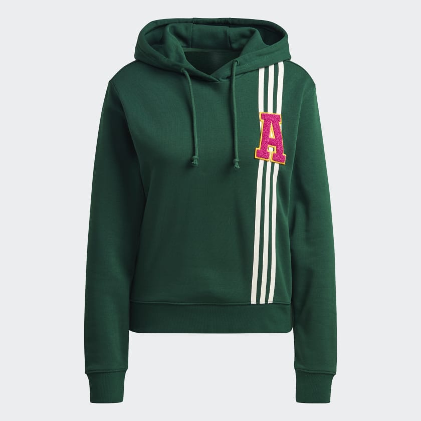 Khaki green adidas hoodie womens best sale