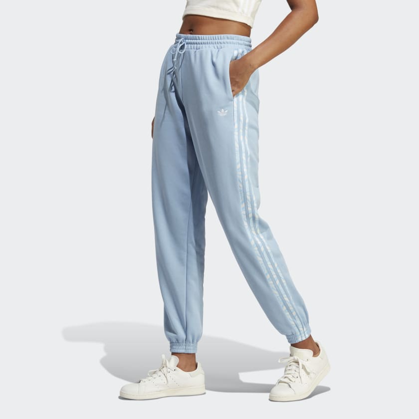 Abstract Animal Print Joggers - Blue | Women's Lifestyle | adidas US