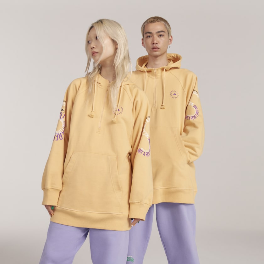 adidas by Stella McCartney Pull On Hoodie Uniseks geel