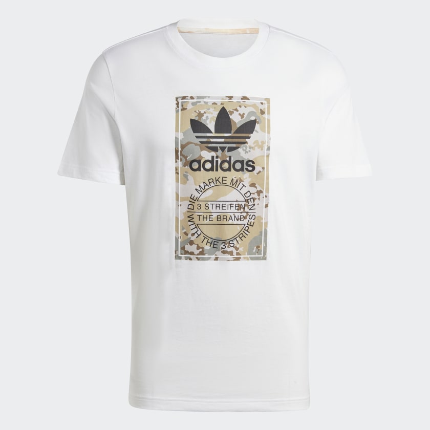 ADIDAS【コットン素材☆ Lifestyle 3-Stripes Camo Tシャツ 】 アディダス オリジナルス カモフラ 3ストライプ 半袖 Tシャツ