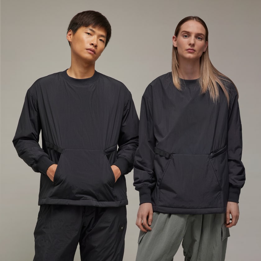 adidas Y-3 Padded Crew Sweatshirt - Black | adidas UK