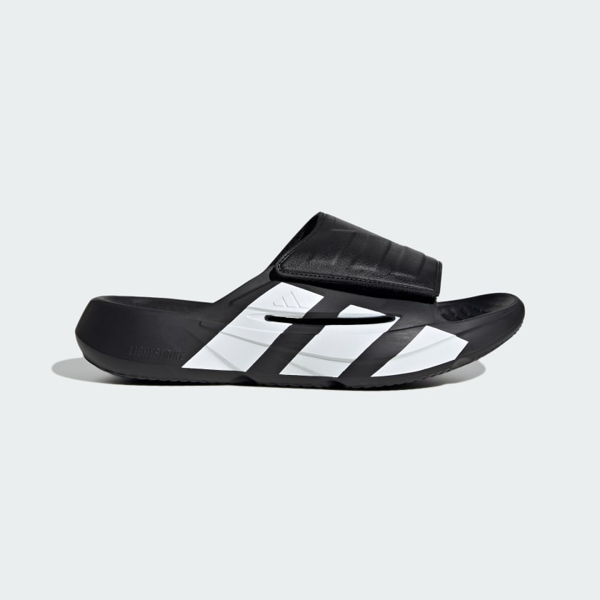 adidas Lightblaze Slides - Black | Free Shipping with