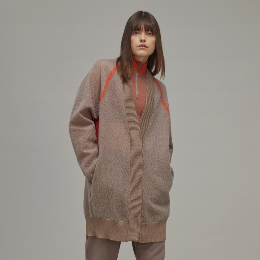 Y-3 CLASSIC SHEER KNIT CARDIGAN