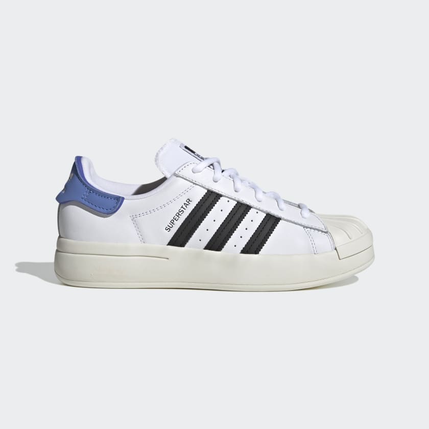 Adidas superstar white light blue outlet