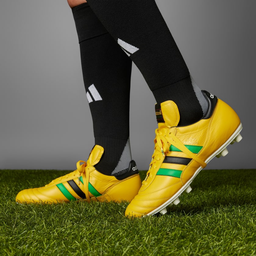adidas Jamaica Copa Mundial Firm Ground Boots Yellow adidas UK