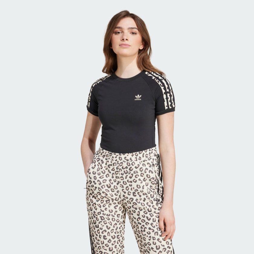 Adidas animal print t shirt new arrivals