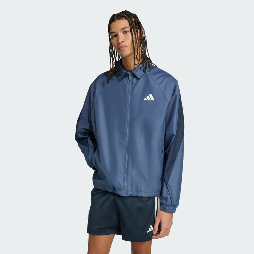 adidas Stadium Tracktop - Blue | Free Shipping with adiClub