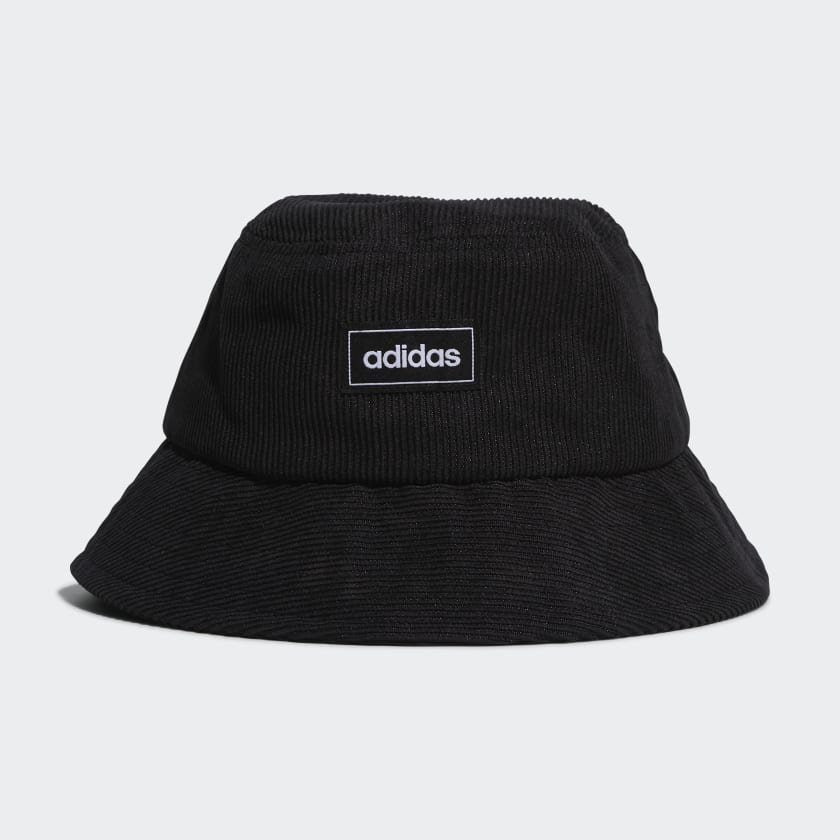 Adidas corduroy bucket hat top