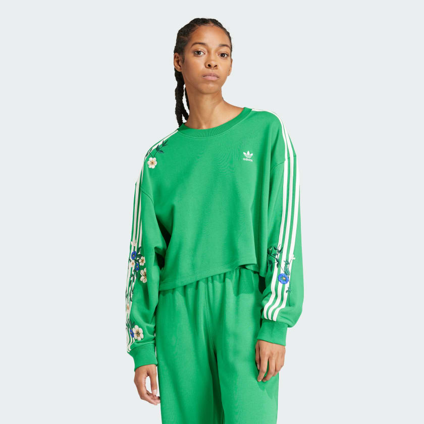 Sudaderas adidas nuturious mujer verdes