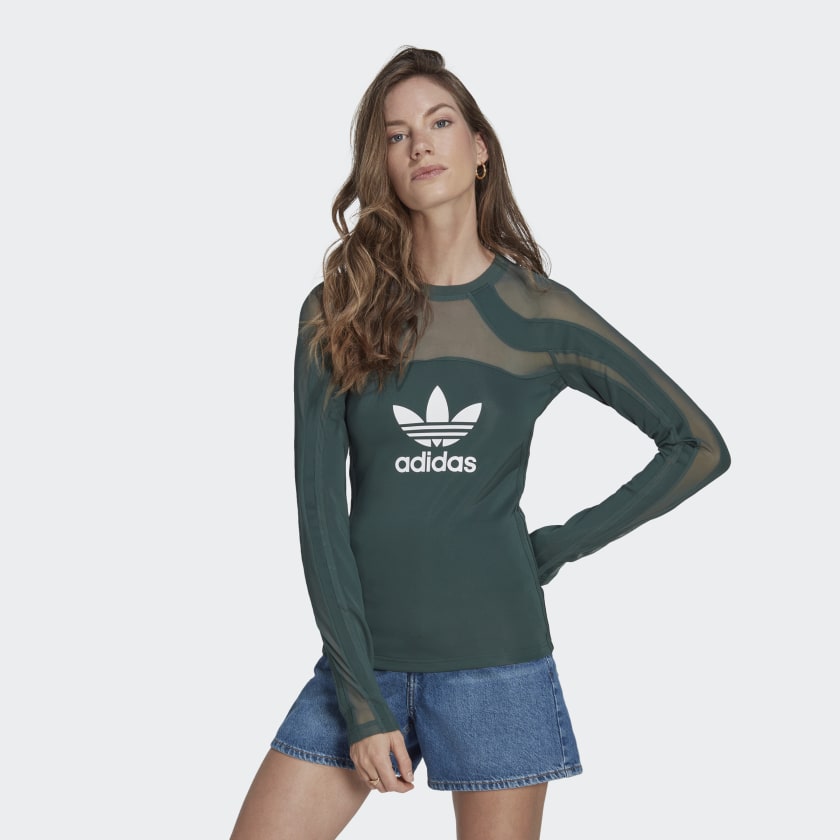 Adidas mesh shirt womens Clearance