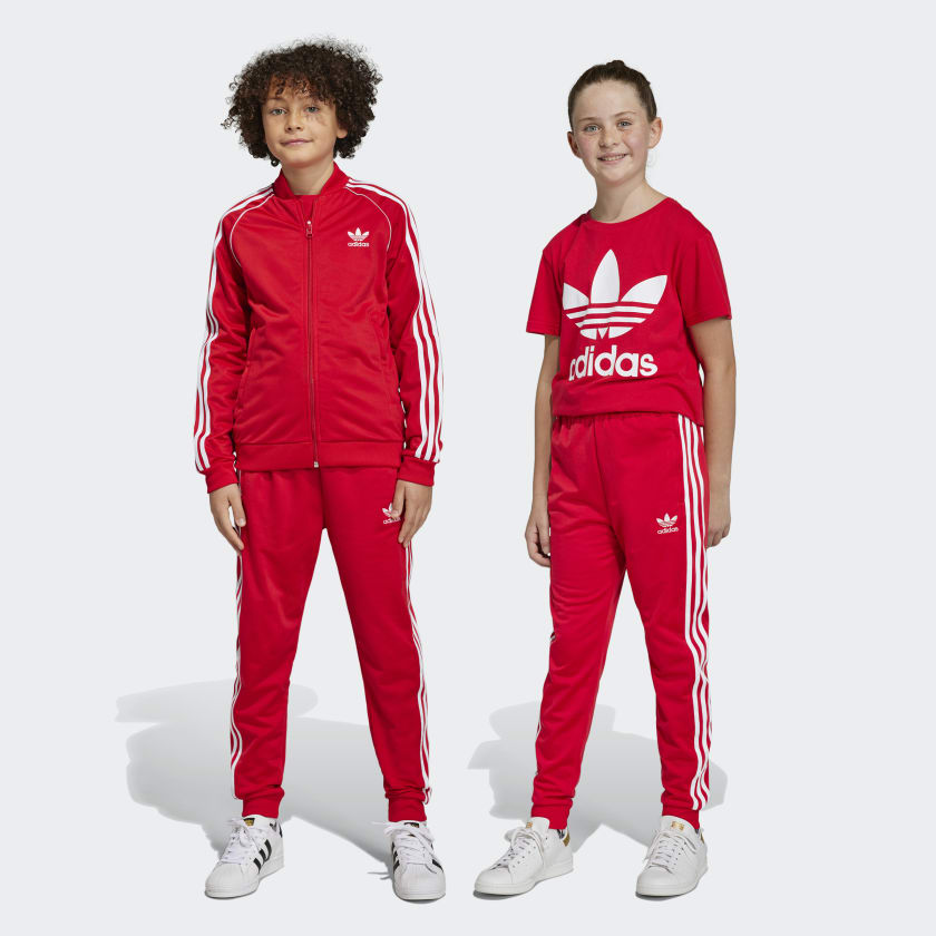 adidas Adicolor SST Track Pants - Red | Kids' Lifestyle | adidas US