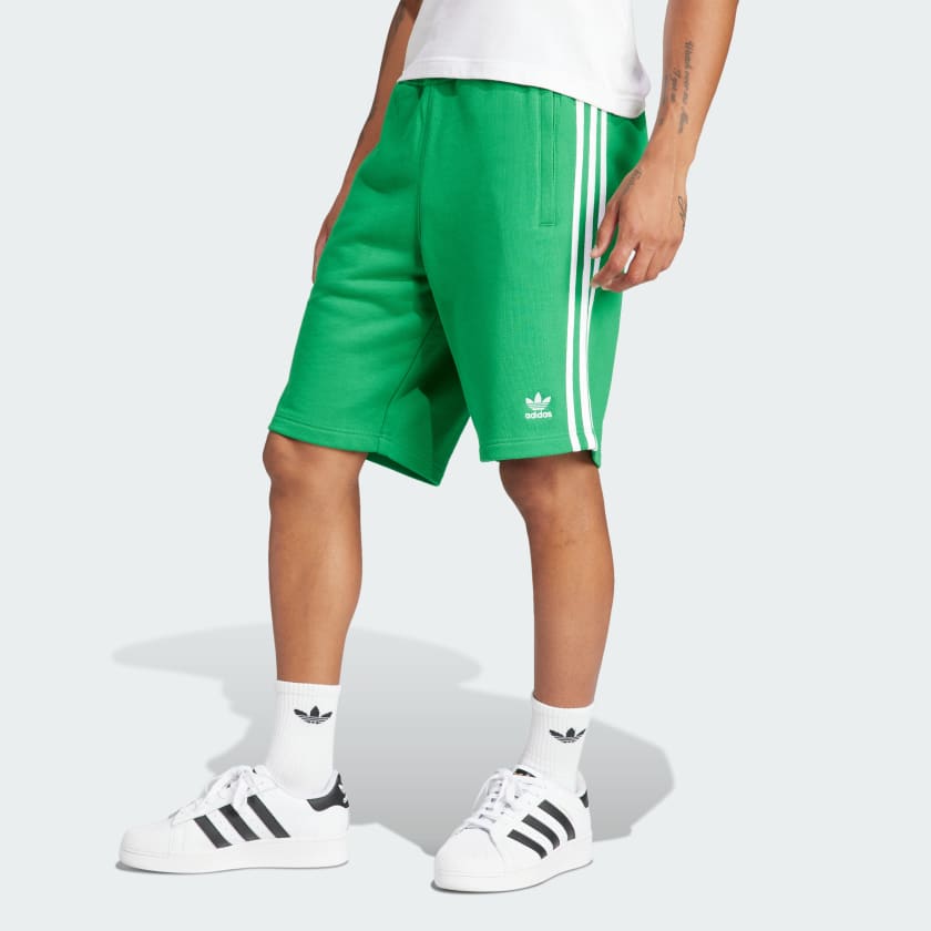 adidas Shorts Adicolor 3 Franjas Verde adidas Mexico