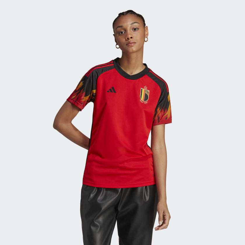 adidas Belgium 22 Home Soccer Jersey - Red | adidas Canada