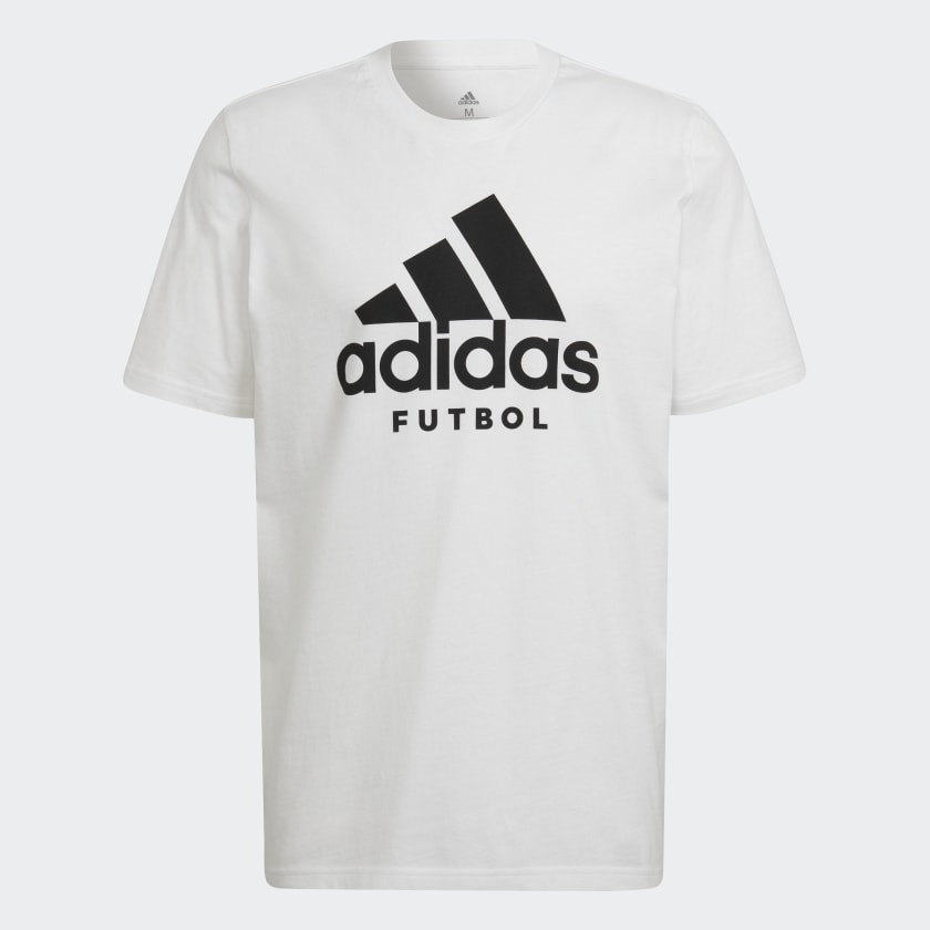 Polera Futbol Logo Blanco adidas adidas Chile