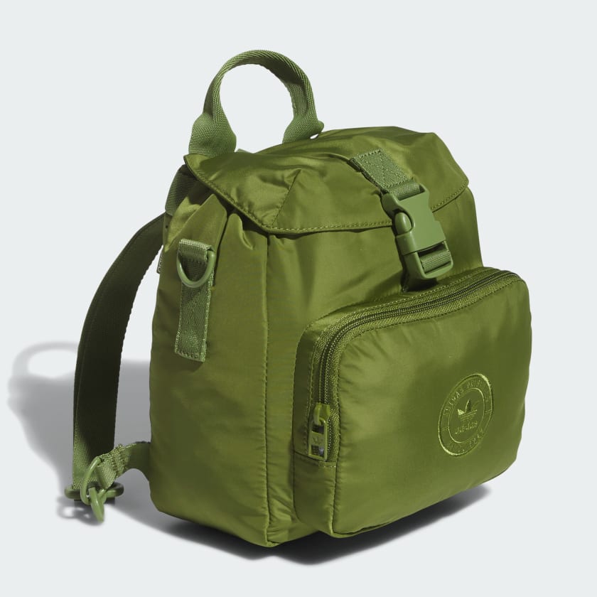 adidas Originals Micro 3 Mini Backpack - Green | Free