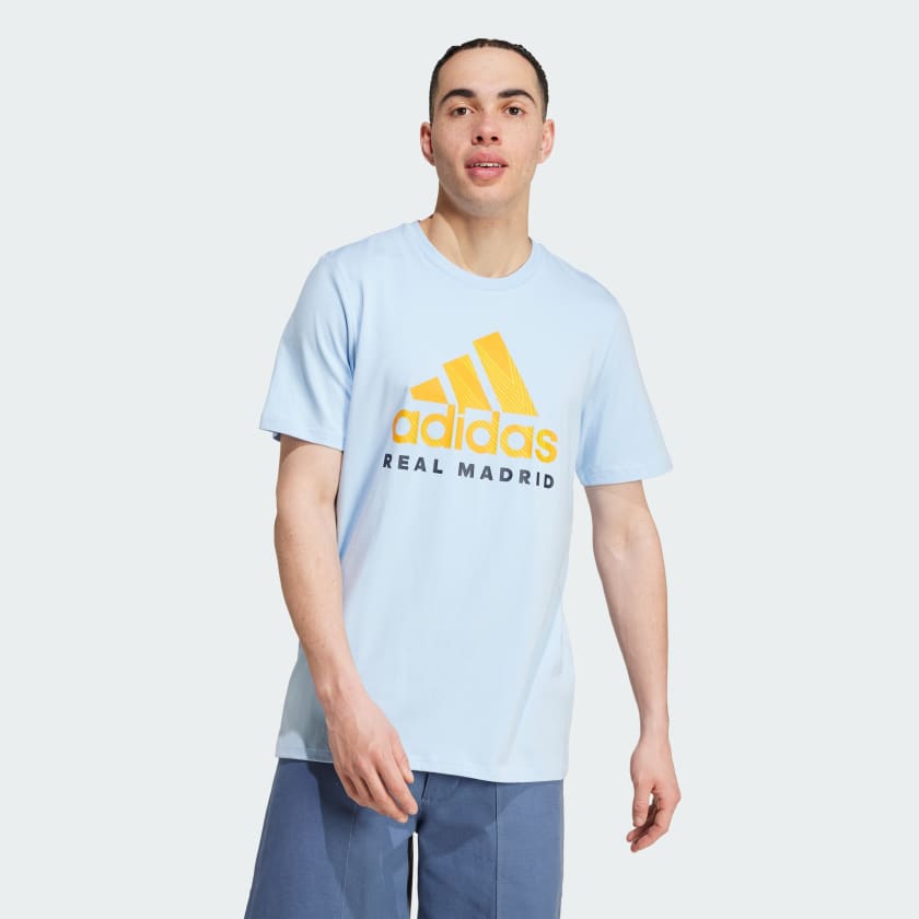 Adidas real madrid t shirt on sale