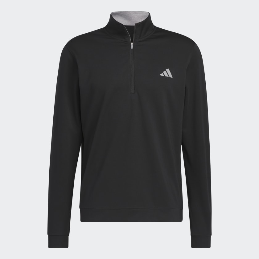 adidas Elevated 1 4 Zip Sweatshirt Black Free Delivery adidas UK