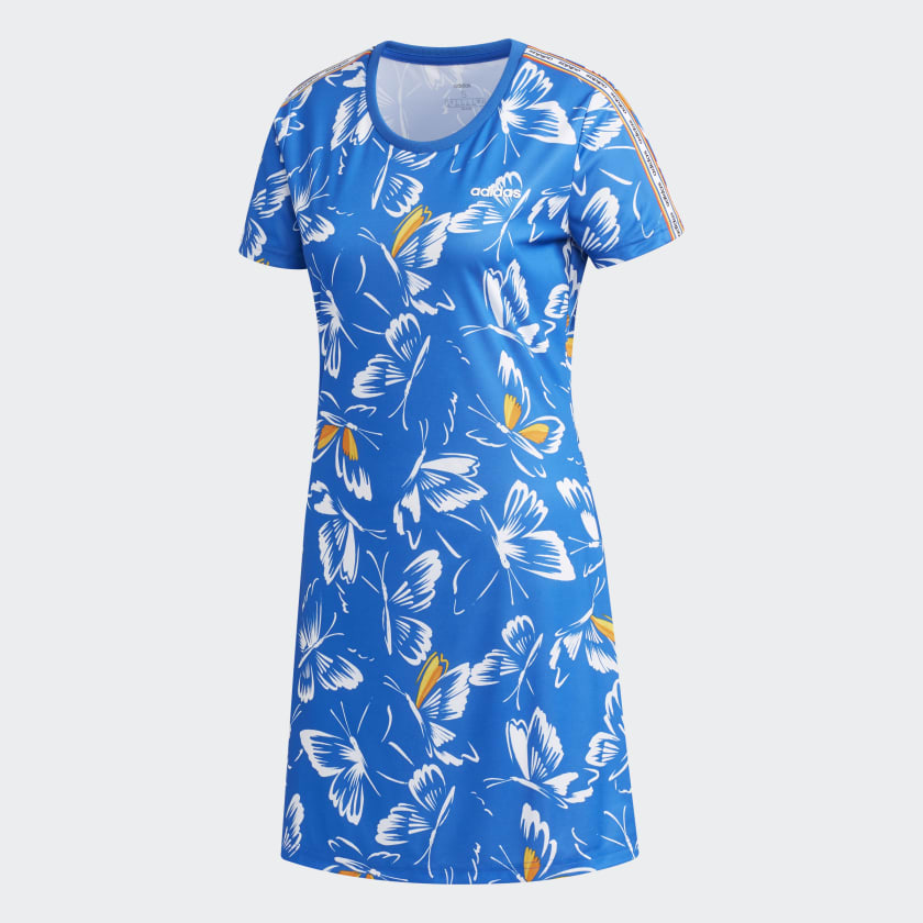 adidas FARM Rio Print Dress Blue adidas Thailand