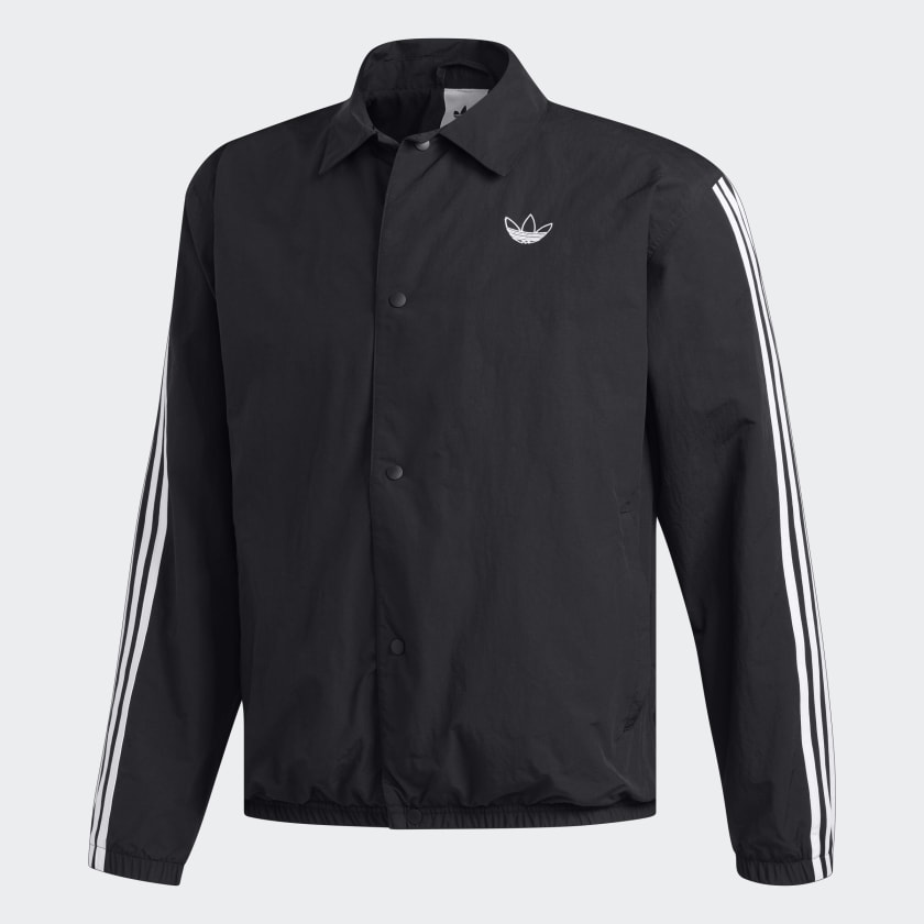 Adidas trefoil coach jacket hot sale