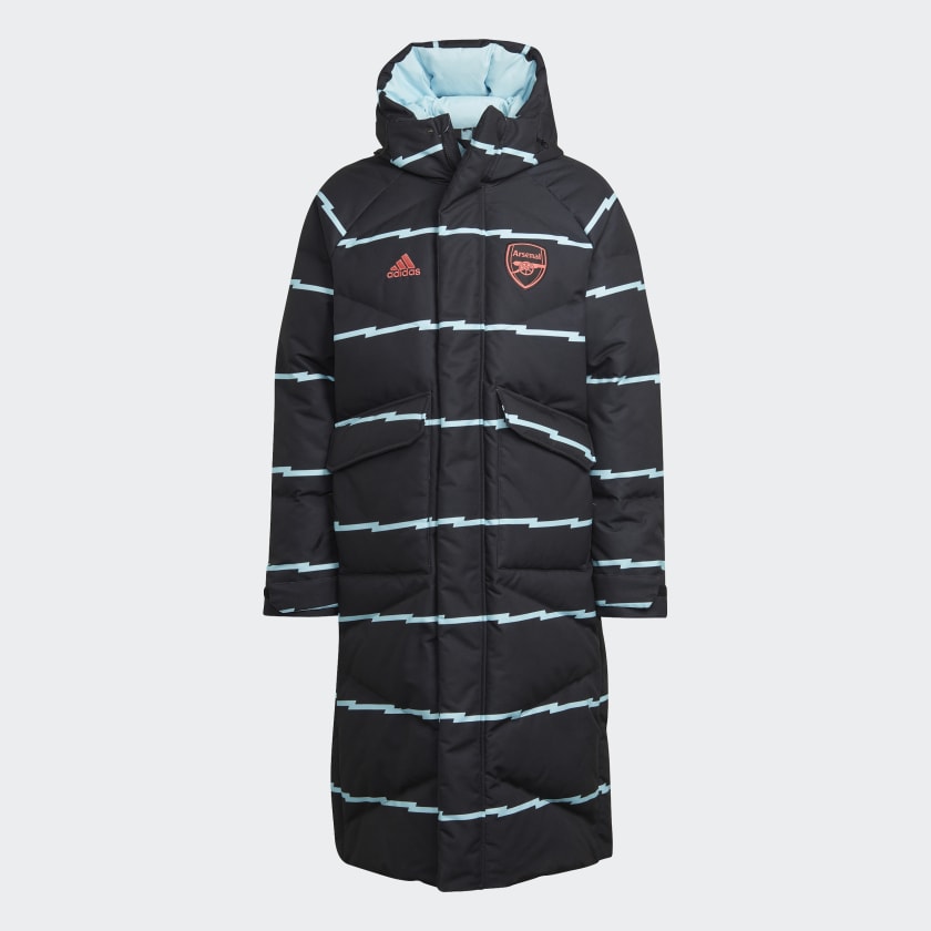 adidas Arsenal Lifestyler Down Coat Black adidas Belgium