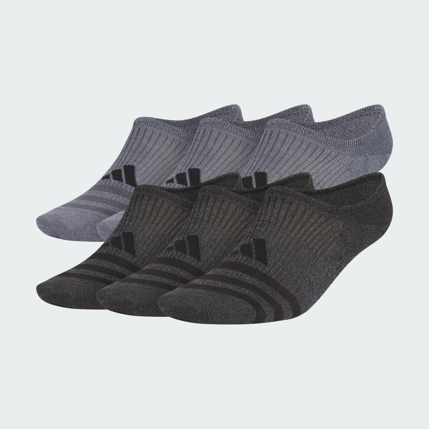adidas Superlite 3.0 6 Pack Super No Show Socks Black Free Shipping with adiClub adidas US