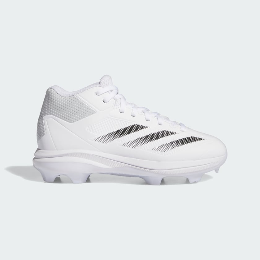 Kids white baseball cleats deals