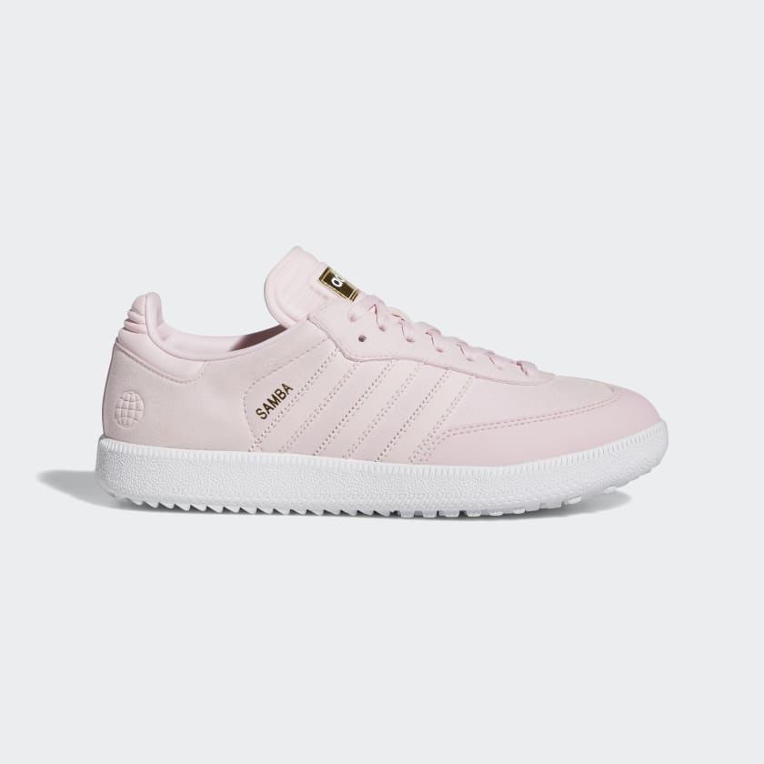 adidas Special Edition Samba Spikeless Golf Shoes Pink Free Shipping with adiClub adidas Canada