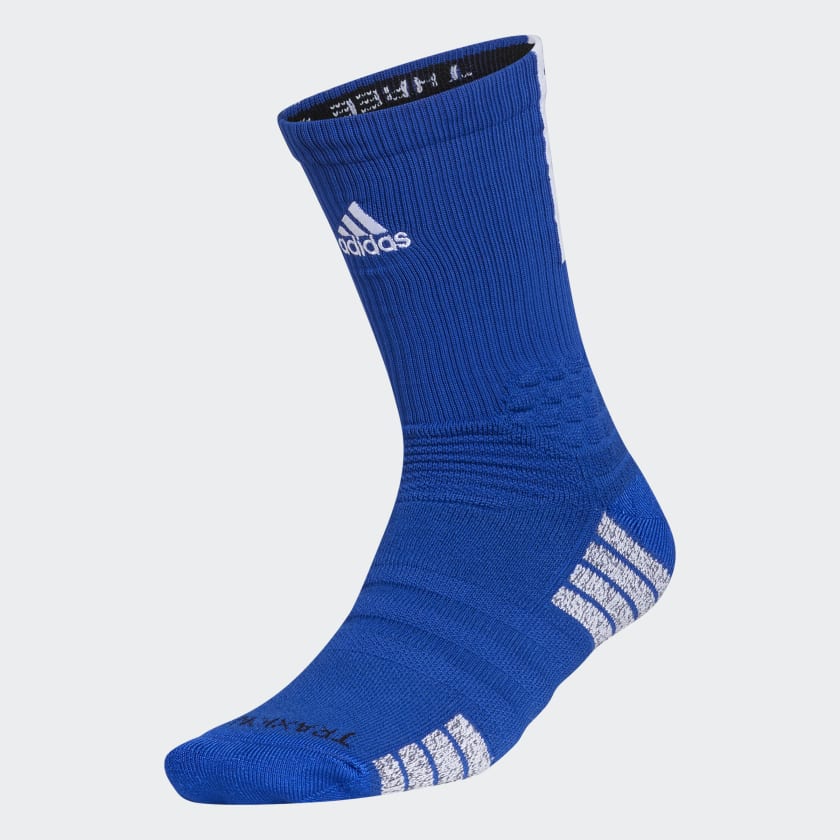 adidas Creator 365 Crew Socks - Blue | Free Shipping with adiClub ...