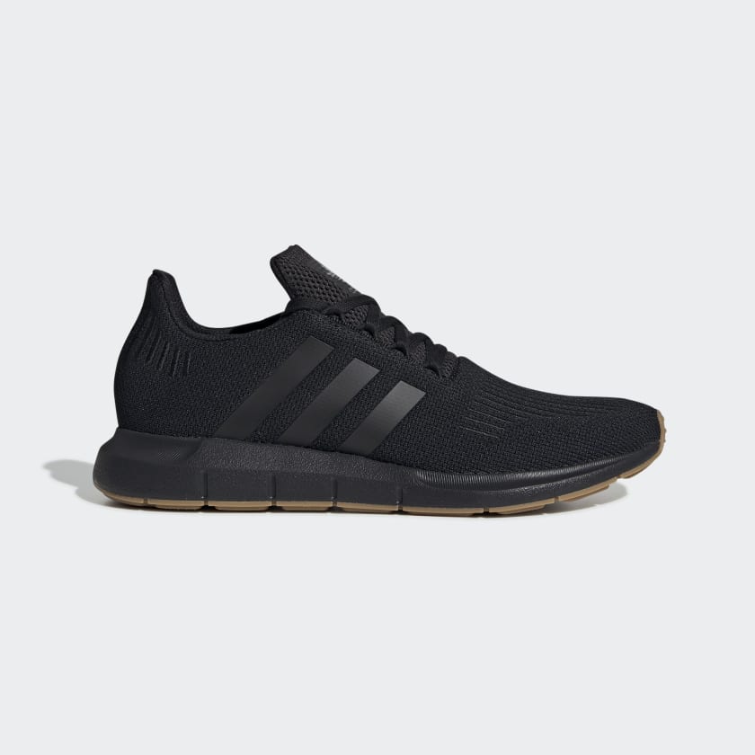 Men's Swift Run Core Black Gum Shoes | DB3603 | adidas US