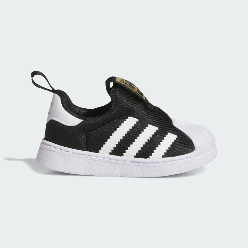 Adidas Originals Boys Superstar 360 2.0 Boots Black White White Size 06.0
