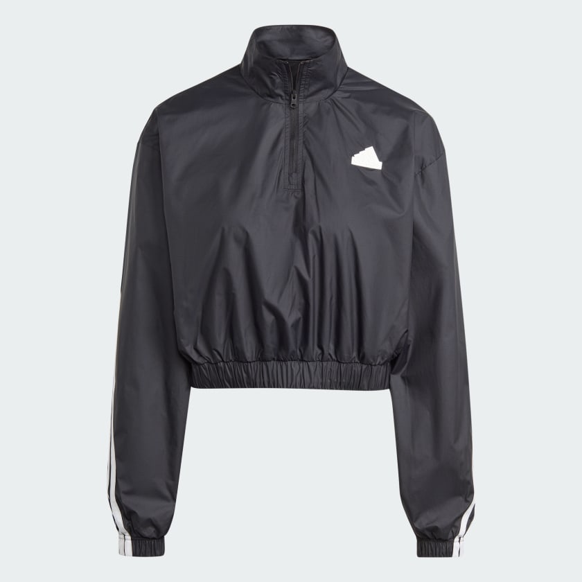 adidas Future Icons 3 Stripes セットアップ adidas Men's Future Icon 3-Stripes Quarter-Zip, Black, Small