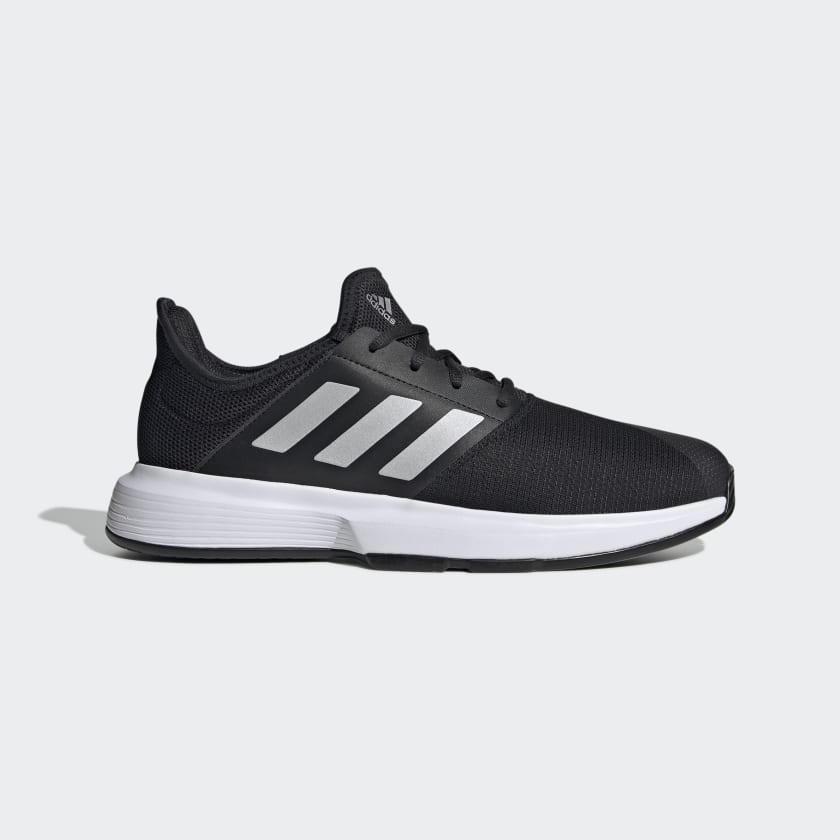 Adidas game hotsell court black