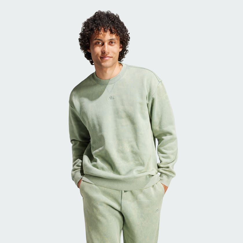 | Men\'s adidas | adidas Sleeve Lifestyle Long Sweatshirt - SZN Green ALL US