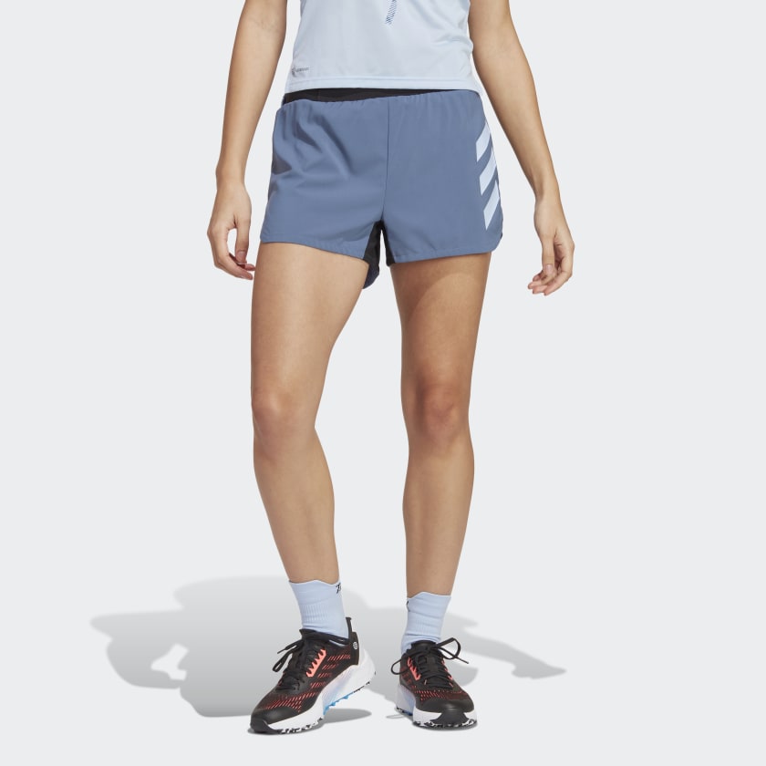 adidas TERREX Agravic Trail Running Shorts - Blue | Women's Trail ...