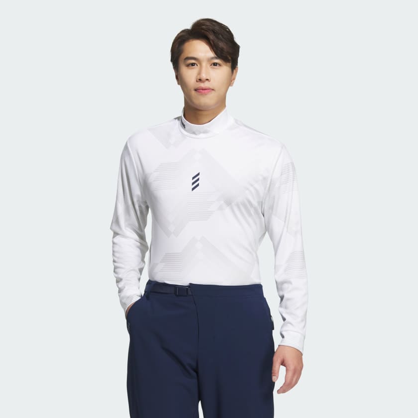 定番 ☆アディダス長袖・ジップモックシャツ XO 値下げ交渉可・新品 アディダス