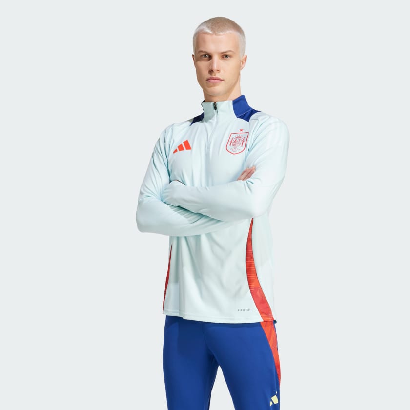 adidas Spain Tiro 24 Competition Training Top Turquoise adidas UK