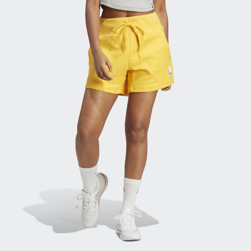 adidas Lounge Terry Loop Shorts Yellow Free Shipping with adiClub adidas Canada