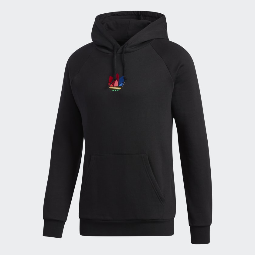 adidas 3D Trefoil Graphic Sweat Hoodie Black adidas New Zealand