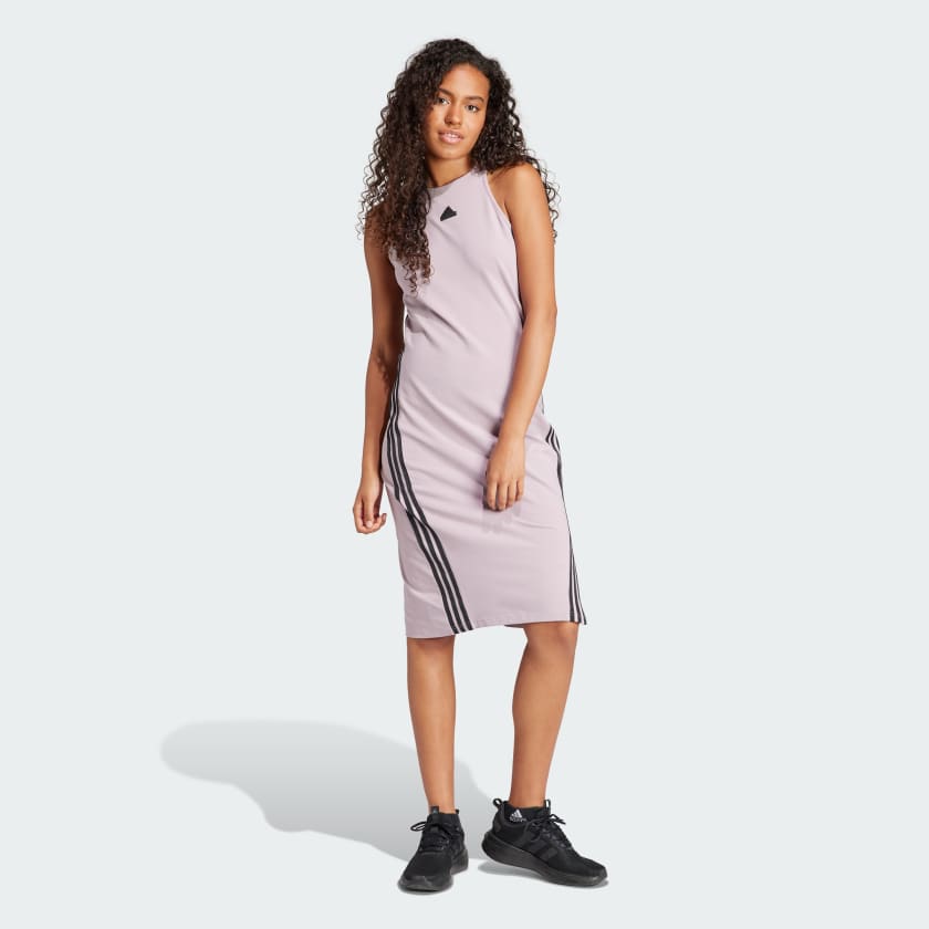 adidas Future - | Purple Women\'s adidas | Lifestyle 3-Stripes Icons US Dress