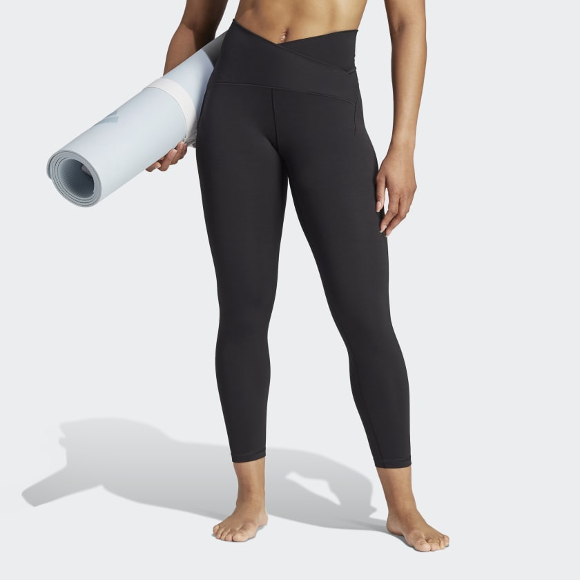 Buy ADIDAS yoga luxe studio 7/8 leggings in Black 2024 Online