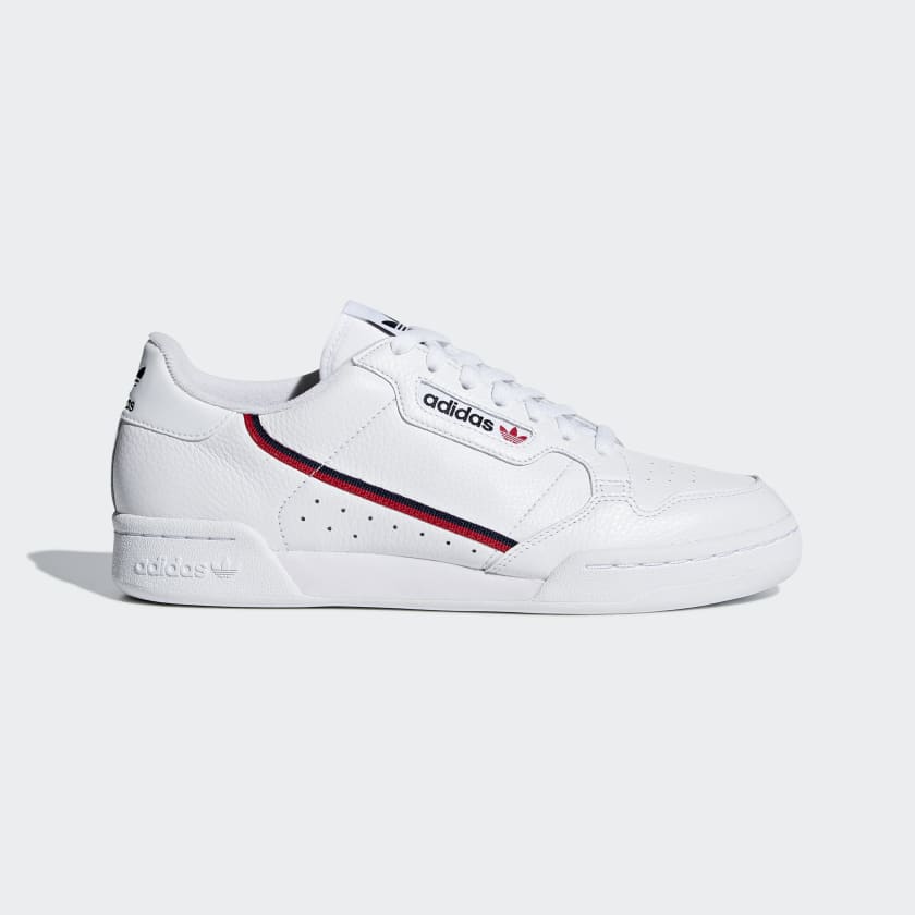 Cloud White, & Navy Continental 80 Shoes | Originals | adidas